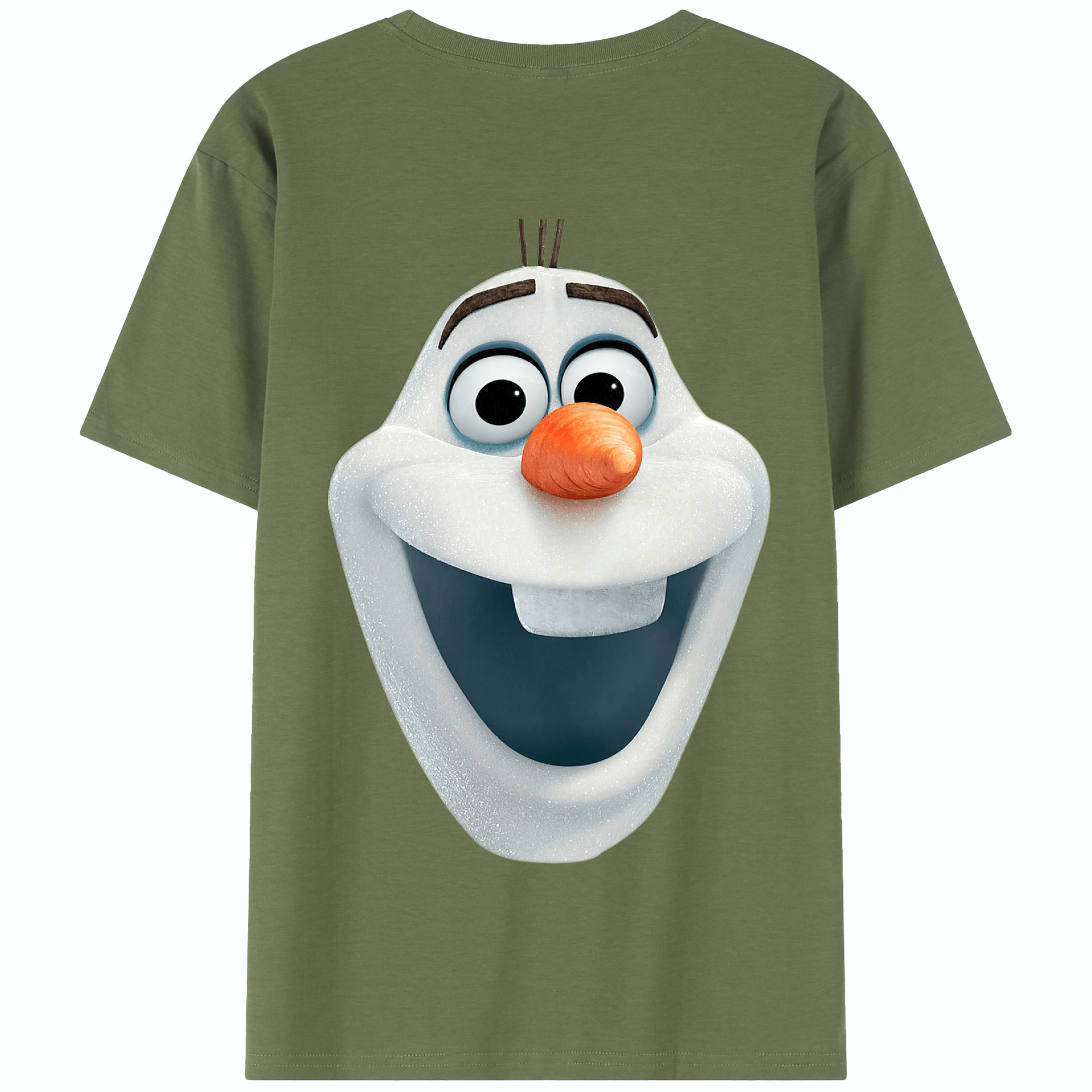 （画像用） アナと雪の女王 アンナ エルサ Frozen Anna Elsa 綿100％半袖Tシャツ（背面プリント）
